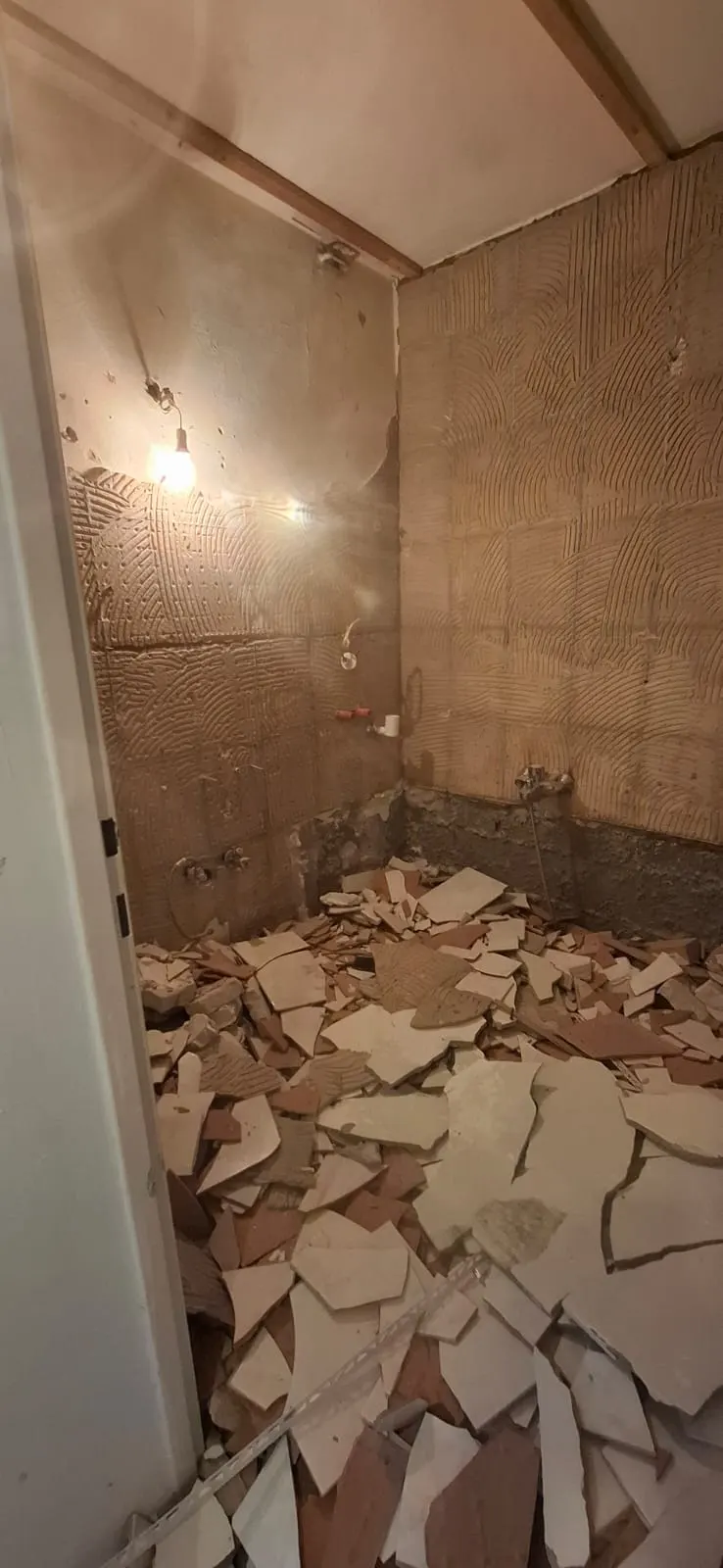 Wohnung beim Abbruch